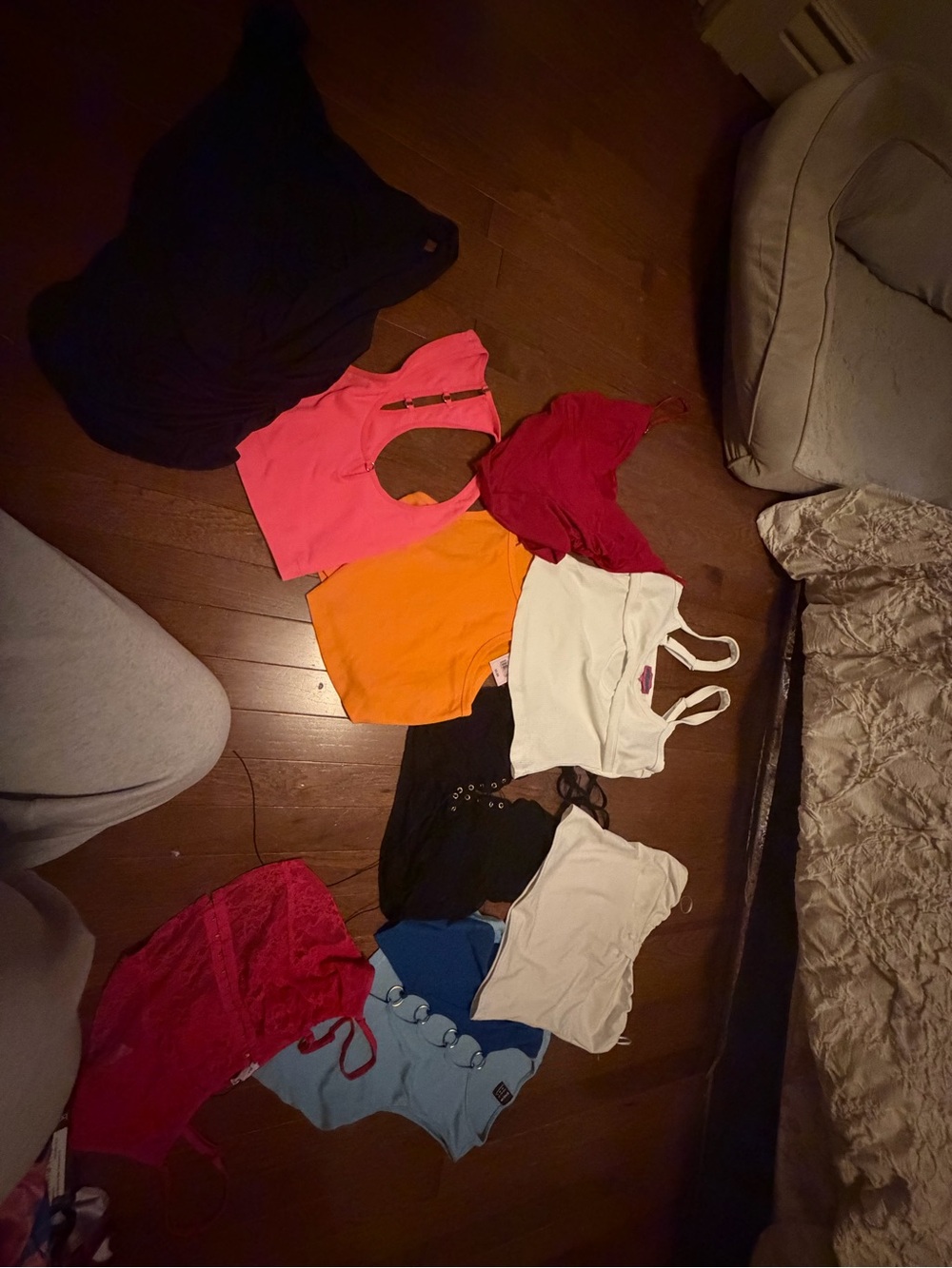 Assorted Crop Tops Pack ediked, garage, aerie , target , shein, tjmax brand